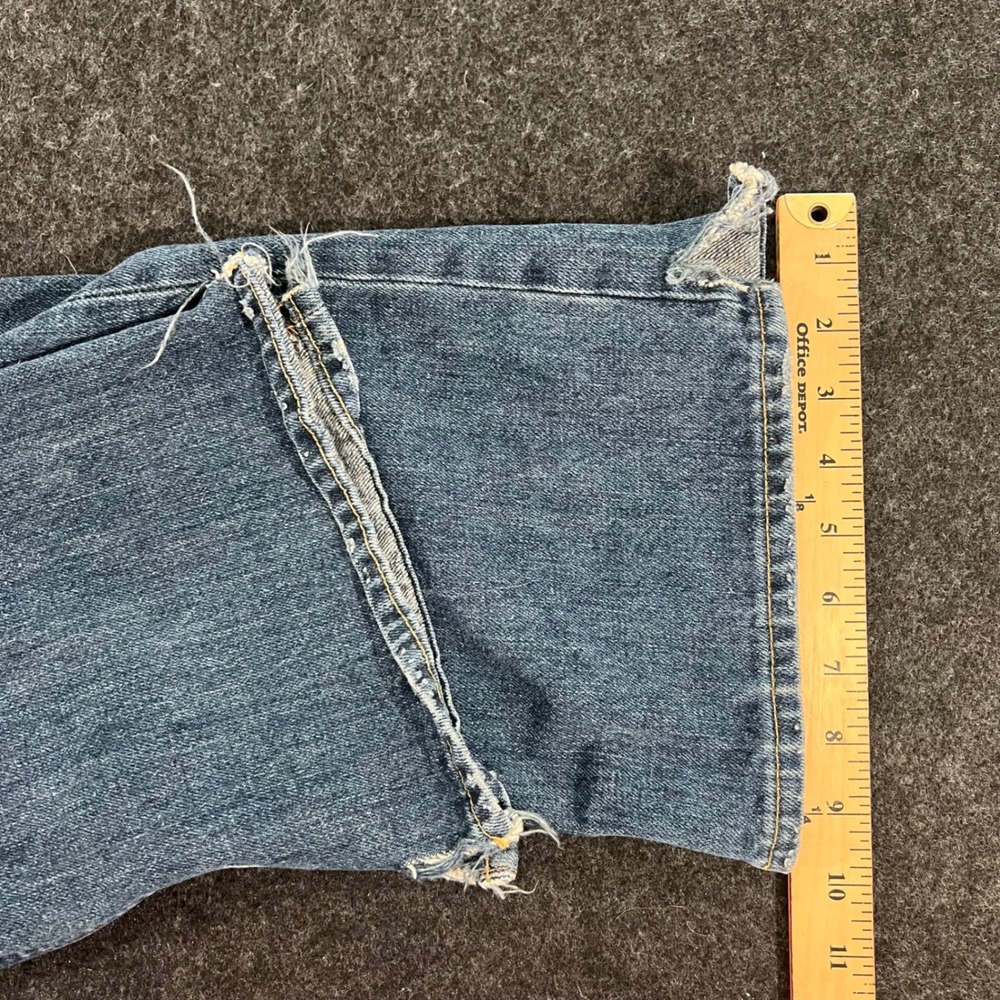 Gap 1969 Boot Fit Jeans Mens 30x30 Blue Vintage 90s Made In USA Skater Grunge - Picture 6 of 6